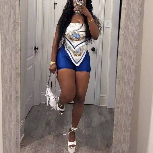 Cute shorts set