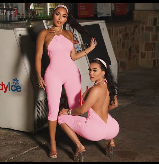 Pink Barbie romper